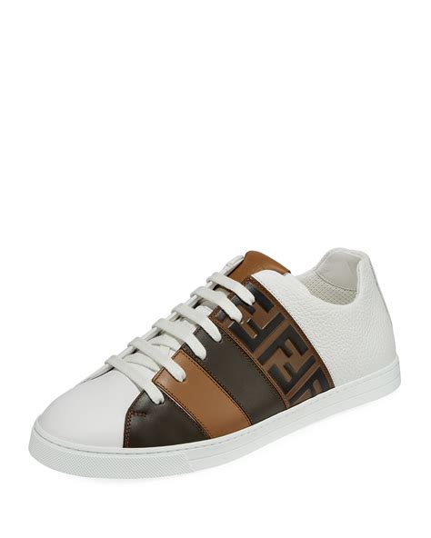 fendi sneakers men's|fendi men's low top sneakers.